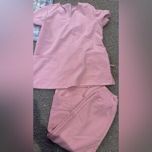 Pink Scrub Set